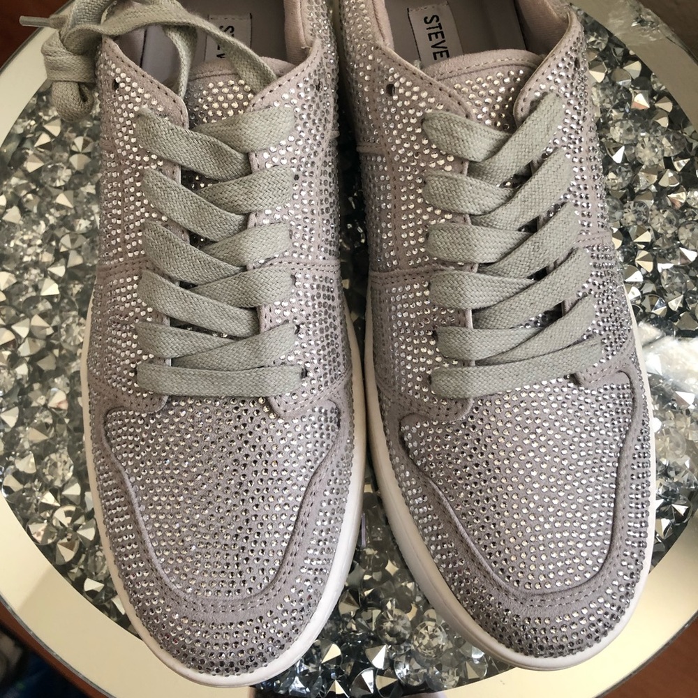 Steve Madden Varsity Rhinestone Sneakers